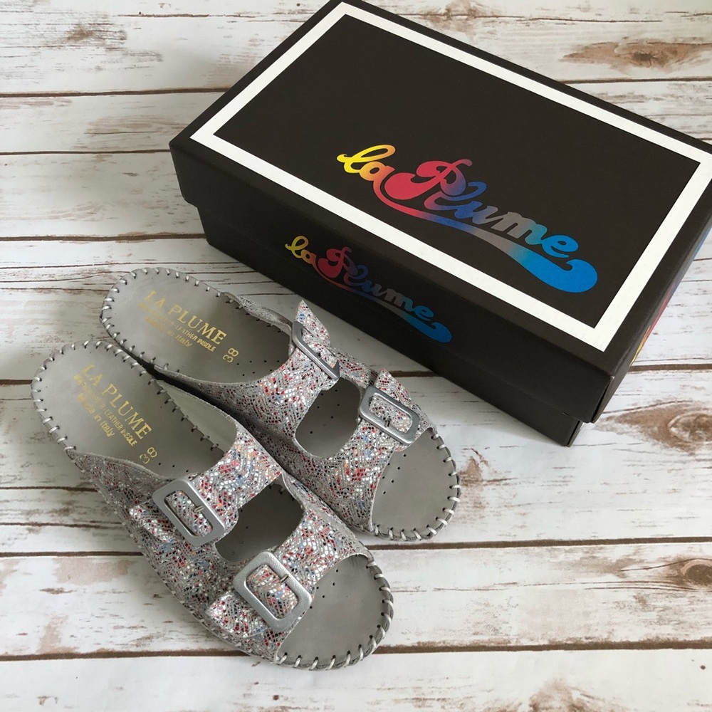NIB La Plume Jen slide on sandal